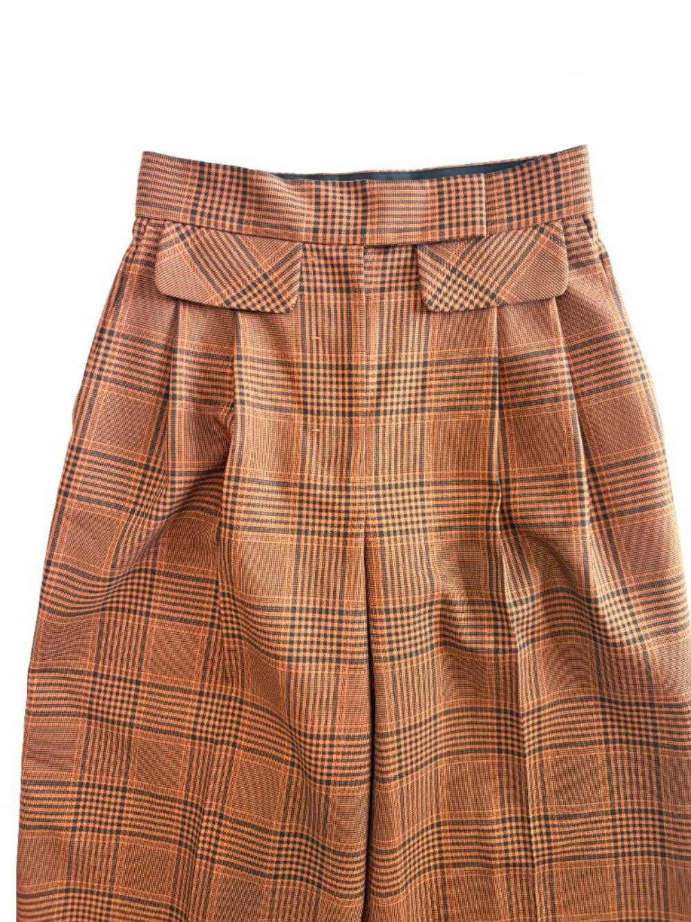 C/MEO Collective brown plaid trousers XS - Picture 3 of 8